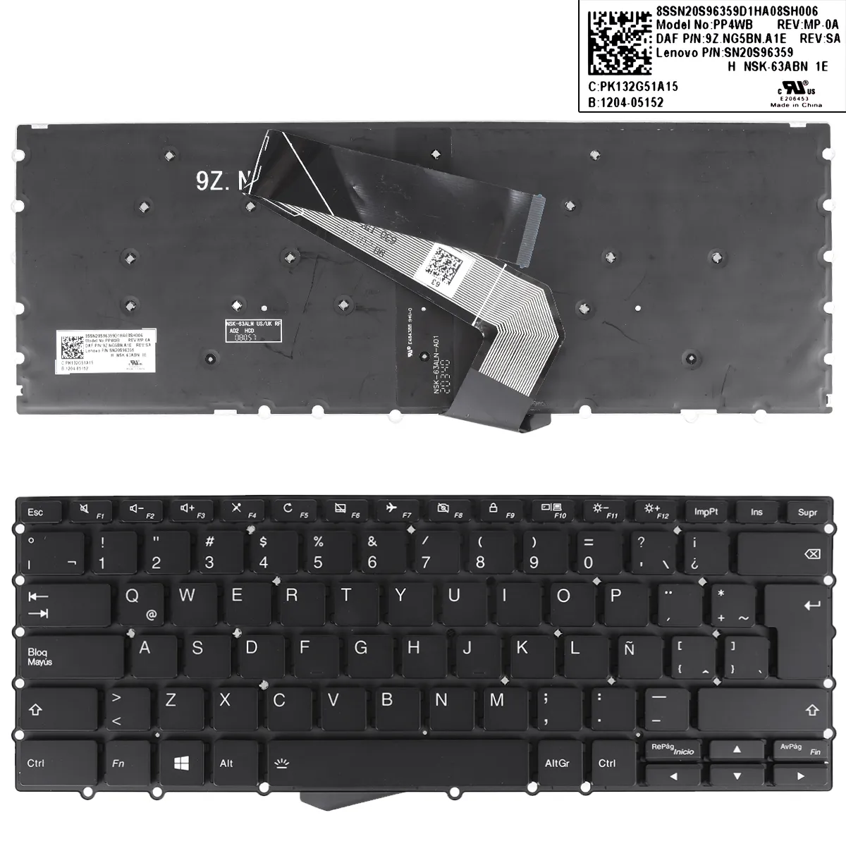 Picture of LENOVO 14W GEN 1 BLACK（Without FRAME，win8）
